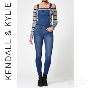 Kendall and Kylie skinny overalls